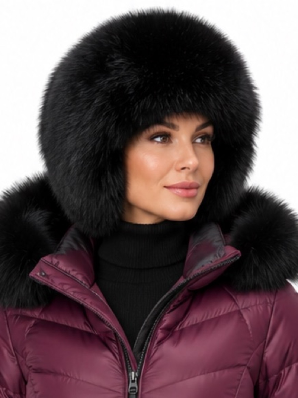 Trapper/Ushanka/Aviator real leather hat/cap, real fox fur,NEW, lined,adjustable